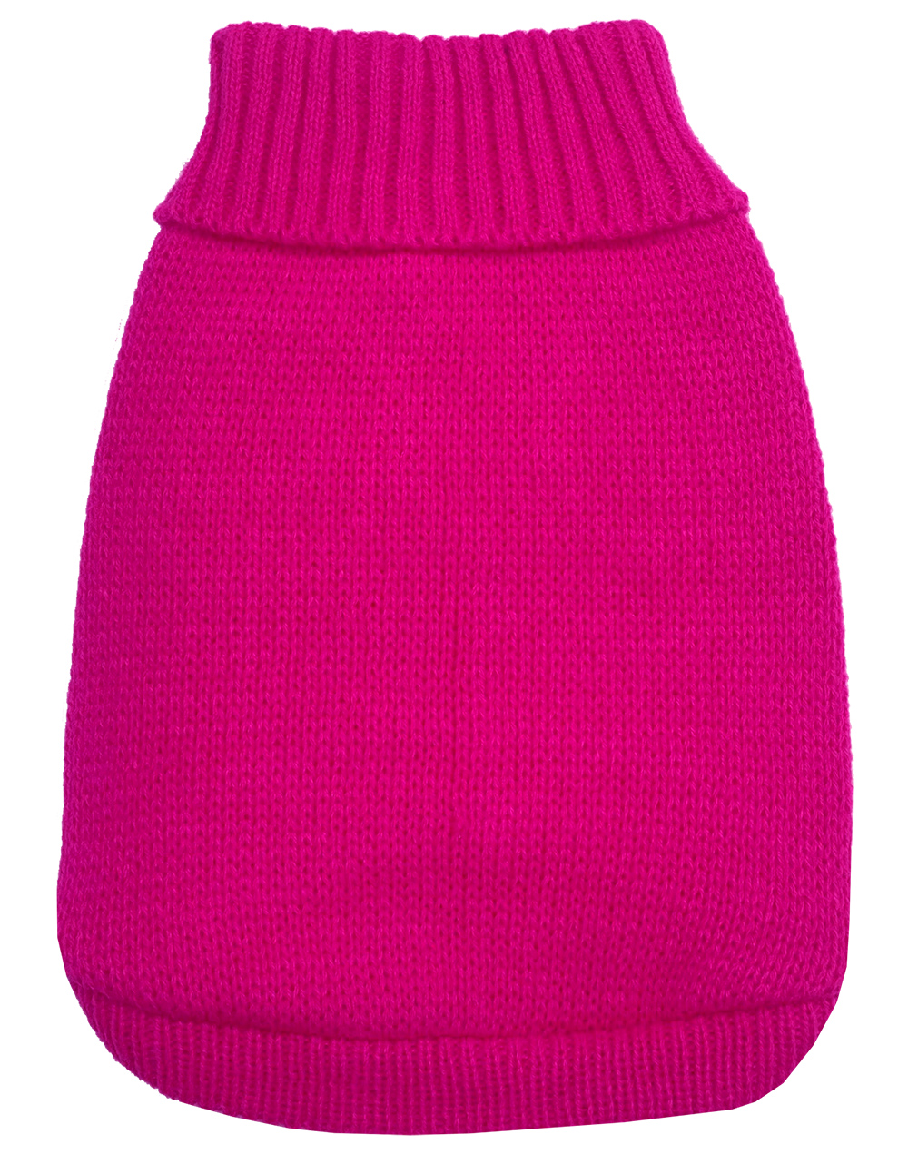 Knit Pet Sweater Bright Pink Size 4X
